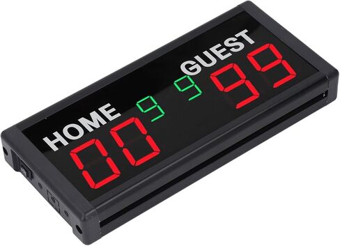LED Digital Scoreboard, Portable Aluminum Alloy Electronic Score Keeper, Bluetooth APP Control Scoreboard for Basketball, Football, Tennis, Badminton & Table Tennis Indoor Sports in Kuwait