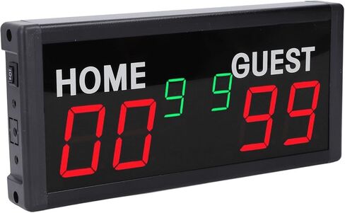 LED Digital Scoreboard, Portable Aluminum Alloy Electronic Score Keeper, Bluetooth APP Control Scoreboard for Basketball, Football, Tennis, Badminton & Table Tennis Indoor Sports in Kuwait