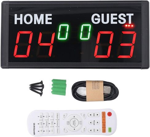 LED Digital Scoreboard, Portable Aluminum Alloy Electronic Score Keeper, Bluetooth APP Control Scoreboard for Basketball, Football, Tennis, Badminton & Table Tennis Indoor Sports in Kuwait