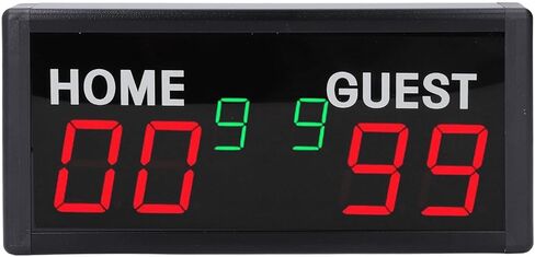 LED Digital Scoreboard, Portable Aluminum Alloy Electronic Score Keeper, Bluetooth APP Control Scoreboard for Basketball, Football, Tennis, Badminton & Table Tennis Indoor Sports in Kuwait