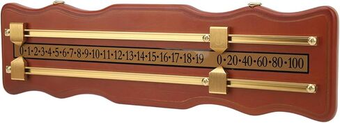 2 Track Wavy Design Billiard Game Scorer, Medium Density Fiberboard Score Board, Metal Slider Score Board with Enhanced Visibility, Ideal for Home Club Supplies, Basketball, in Kuwait