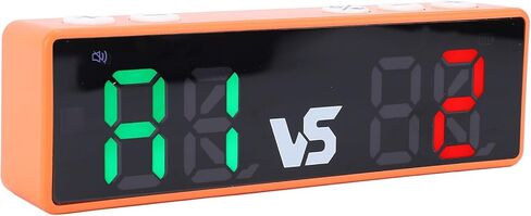 Zunate Mini Digital Scoreboard, 4 Digit LED Screen Electronic Score Keeper with Loud Buzzer and Rechargeable Battery for Games, Chess, Basketball and Volleyball in Saudi Arabia
