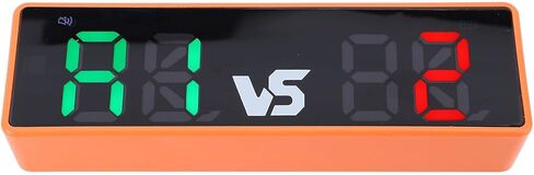 Zunate Mini Digital Scoreboard, 4 Digit LED Screen Electronic Score Keeper with Loud Buzzer and Rechargeable Battery for Games, Chess, Basketball and Volleyball in Saudi Arabia