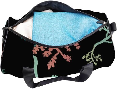 Coral Branch Stain-Resistant Workout Bag For Men Women Oxford Tote Bags Adjustable Shoulder Strap, Convertible Carry Backpack Vintage Duffle Bag For Weekend Football Gym Gear Women in Kuwait