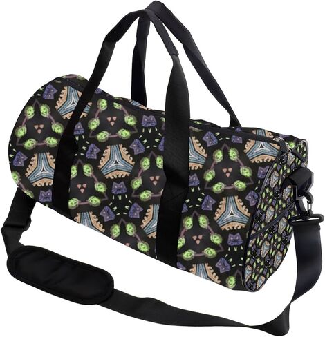 Abstract Art Print Stain-Resistant Gym Duffle Bag For Men Women Oxford Tote Bags Adjustable Shoulder Strap, Convertible Carry Backpack Cute Gym Bag For Women Carry On Cheer Backpack in Kuwait