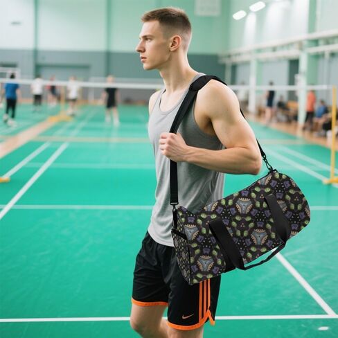 Abstract Art Print Stain-Resistant Gym Duffle Bag For Men Women Oxford Tote Bags Adjustable Shoulder Strap, Convertible Carry Backpack Cute Gym Bag For Women Carry On Cheer Backpack in Kuwait