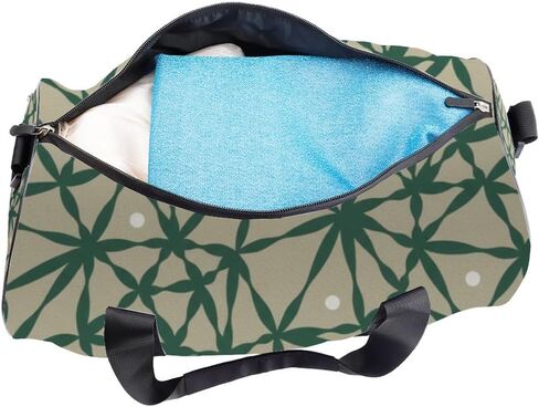 Minimalist Line Plant Stain-Resistant Womens Gym Bag Oxford Tote Bags Adjustable Shoulder Strap, Convertible Carry Backpack Cute Gym Bag For Overnight Boxing Stuff For Men in Kuwait