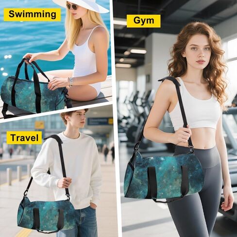 Clustered Star Formation Stain-Resistant Womens Bag Oxford Tote Bags Adjustable Shoulder Strap, Convertible Carry Backpack Girly Gym Bag For Overnight Hiking Gym Backpack For Women in Kuwait