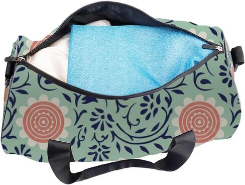 Delicate Vine Packable Gym Bag For Men Oxford Tote Bags Adjustable Shoulder Strap, Convertible Carry Backpack Cute Duffle Bag For Travel Cheer Travel Gym Essentials Women in Kuwait