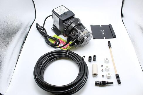 Stenner Pump 45m3 - Stenner Peristaltic Pump Adjustable Head - Rated at 1.1 to 22 gpd adjustable head. Rated at 25 psi. - Ideal Chlorine Injection Pump. 120 Volts, Model number 45MJL3A4S in Kuwait