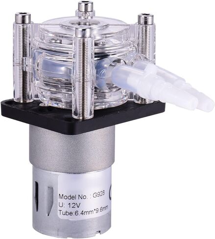Dioche GROTHEN 12V Peristaltic Pump with Silicone Tubing - High-Performance Self-Priming Vacuum Pump for DIY Lab and Aquarium Applications in Kuwait
