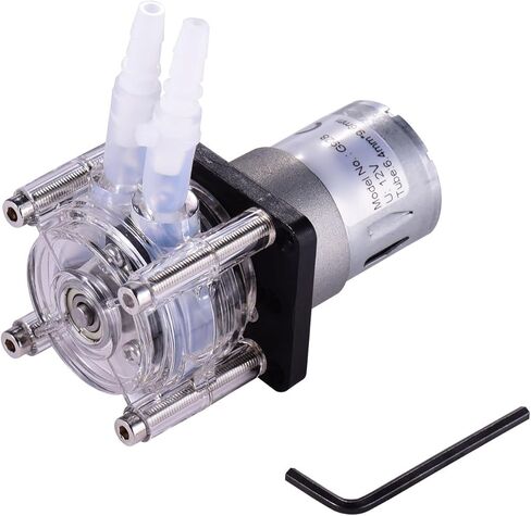 Dioche GROTHEN 12V Peristaltic Pump with Silicone Tubing - High-Performance Self-Priming Vacuum Pump for DIY Lab and Aquarium Applications in Kuwait