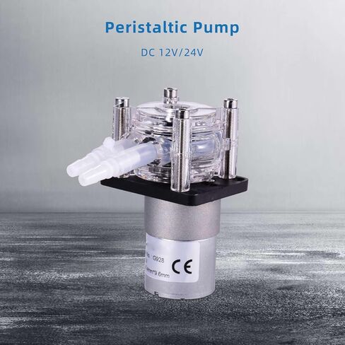 Dioche GROTHEN 12V Peristaltic Pump with Silicone Tubing - High-Performance Self-Priming Vacuum Pump for DIY Lab and Aquarium Applications in Kuwait