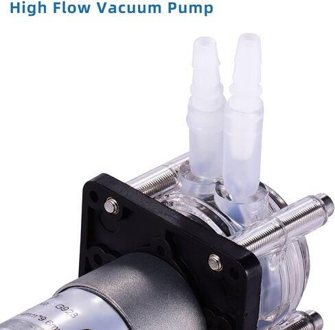 Dioche GROTHEN 12V Peristaltic Pump with Silicone Tubing - High-Performance Self-Priming Vacuum Pump for DIY Lab and Aquarium Applications in Kuwait
