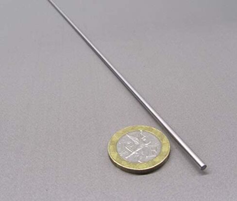 316 Stainless Steel Hardened Shaft .093" Diameter x 9" Long 1 pc in Kuwait