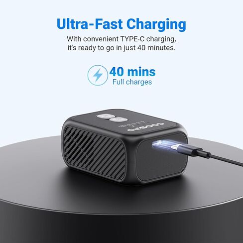 CooSpo Mini Electric Bike Pump, Max 120 PSI, Multiple Presets Available, Auto Shut-Off Air Pump with Presta/Schrader Valves for All Bicycles, Ball, Car Accessories in Kuwait