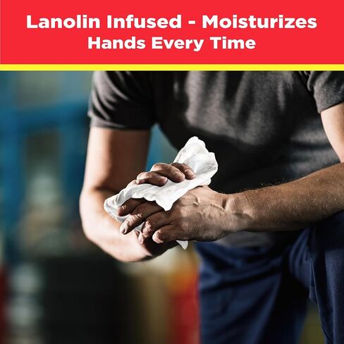 XL Heavy-Duty Cleaning Wipes – 2 Pack (10" x 12") – All-Purpose Garage, Automotive & Home Cleaning Wipes – Grease, Ink, Paint, Tar & Grime Remover – Multiple Surfaces in Kuwait