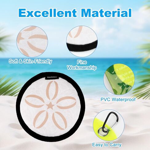 حقيبة إزالة رمل الشاطئ، ممحاة رمل قابلة لإعادة الاستخدام بدون ماء للسفر على الشاطئ in Kuwait