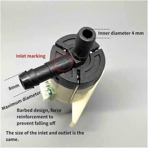 CJWP27-AC12B3 Small Water Pump Orifice 8mm Metering Pump DC 12V 370 Transfer Pump Suitable For Medical Equipment，Coffee Maker，Water Dispenser，Water Circulating Equipment（Cordless） in Saudi Arabia
