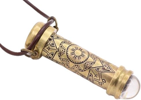 Rii kaleidoscope مع قلادة من الحبل الجلدي ، فن الماندالا ، معلقة ، مدخل وجيب kaleidoscope- هدية للحب مرة واحدة in Kuwait