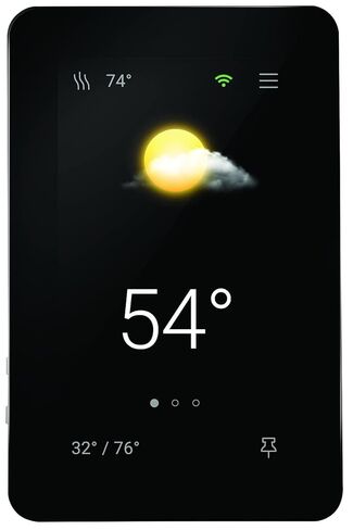 SunTouch SunStat ConnectPlus Touchscreen Programmable Smart Voice-Activated Wi-Fi Thermostat for Electric Floor Heating Systems, 4.3" Screen, Floor and Air Sensing Control, Remote Access in Saudi Arabia
