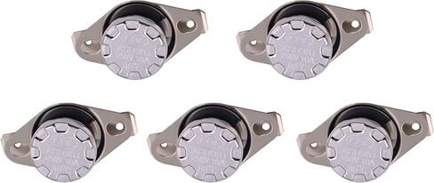 Meter Star Thermostat Temperature Control Switch KSD301 10A Normally Open, 150℃/302℉ Temperature Controller Adjust Snap Disc Temperature Switch Pack of 5pcs in Saudi Arabia