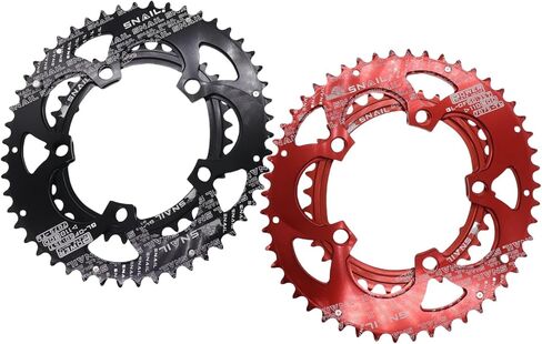 DJC Road Bike Chainring 110BCD Double Chainring 5 Arms Round Oval 2X 50T 34T 35T 53T 39T 52T 36T Gravel for Sram Red Rival S350 S900 in Saudi Arabia