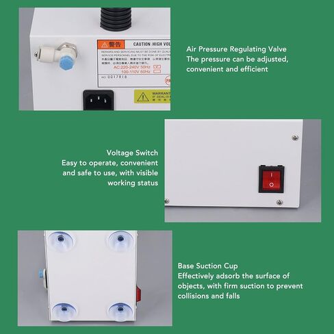 Ionizing Air Gun, 30W Automatic Induction Strong Wind Force Dust Removal Anti Static Air Gun for Static Elimination and High - Efficiency Dust Blowing in Saudi Arabia
