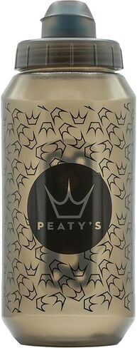 Peaty's x Fidlock Lockin Magnetic 450ml Bike Water Bottle & Mount, Bicycle Drink Bottles, Cycle Accessories For Mountain Biking & Cycling, Premium Alternative To Cage, Twist & Release - Sunrise Clear in Kuwait