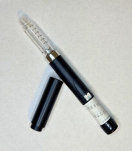 قلم حقن GXZ Health القابل لإعادة الاستخدام – أسود غير لامع – قلم قابل لإعادة الاستخدام in Kuwait