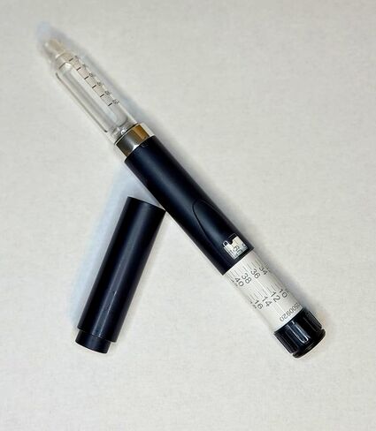 قلم حقن GXZ Health القابل لإعادة الاستخدام – أسود غير لامع – قلم قابل لإعادة الاستخدام in Kuwait