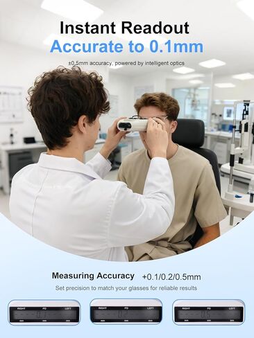 Pupilometer Optical Digital Pupilometer with LCD Display PD Meter for Optometrists in Kuwait
