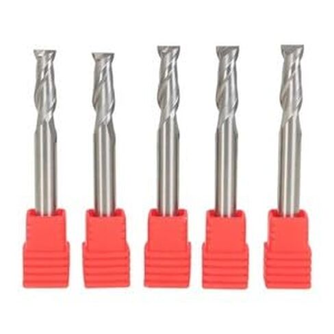 #US 5 PCS 1/4" 2 Flute End Mill 3/4" LOC 2-1/2" Overall Length in Saudi Arabia