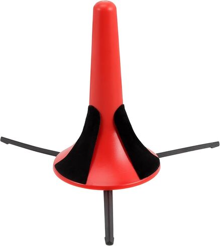 Milisten Portable Clarinet Stand 3-legged Foldable Holder Red Musical Instrument Bracket Support for Wind Instruments and Band Use in Saudi Arabia