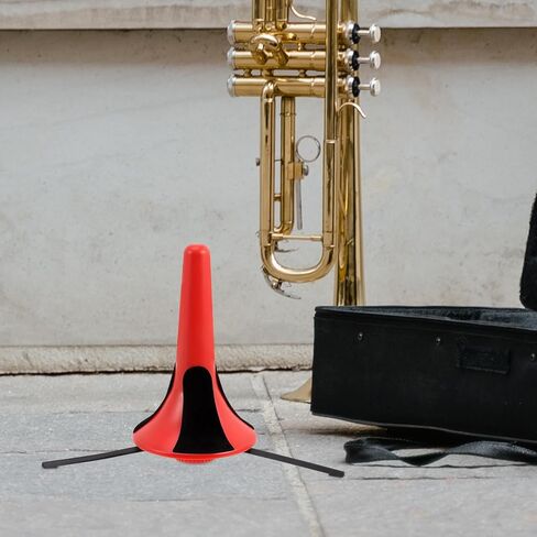 Cabilock Red Folding Adjustable Clarinet Oboe Stand Tripod Holder Musical Instrument Support for Wind Instruments in Saudi Arabia