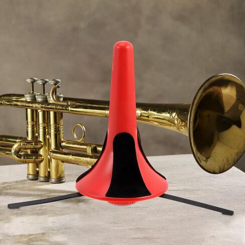 Cabilock Red Folding Adjustable Clarinet Oboe Stand Tripod Holder Musical Instrument Support for Wind Instruments in Saudi Arabia
