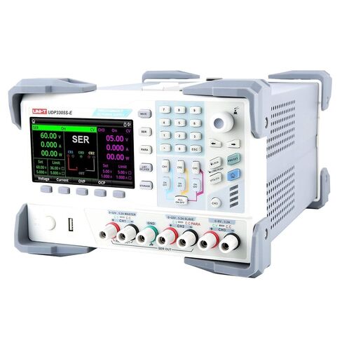 UNI-T UDP3305S-E مزود طاقة خطي DC قابل للبرمجة مع 4 قنوات، 328 وات، 10 مللي فولت، دقة 1 مللي أمبير؛ الجهد الكهربي <0.3%+20mV الحالي <0.2%+5mA دقة الإعداد in Saudi Arabia