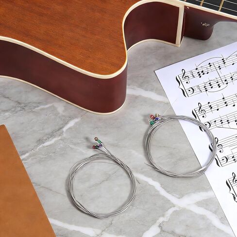 18Pcs Electric Guitar Strings Electric 6 Strings Set Steel Guitar e String E-1st B-2nd G-3rd D-4th A-5th E-6th, Stainless Steel Core in Kuwait