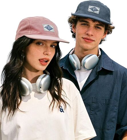 Clakllie 5 Panel Hat for Women Men Short Brim Baseball Cap Two-Tone Camping Trucker Hats Urban Street Flat Brim Hat in Saudi Arabia