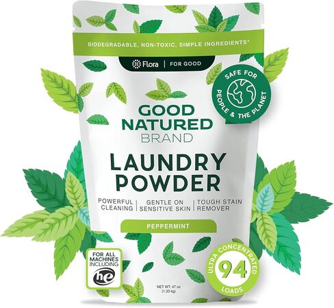 Good Natured Brand | Natural Enzyme Laundry Booster | Stain & Odor Remover | Hypoallergenic, Safe for Sensitive Skin | Eco-Friendly | Fragrance-Free | 47oz, 94 Loads in Kuwait