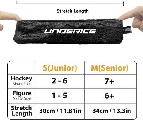 UICE Ice Skate Guards,Skate Blade Cover for Hockey Skate,Figure Skate Guards,Hockey Gift for Youth and Adlut(Red, Junior) in Kuwait