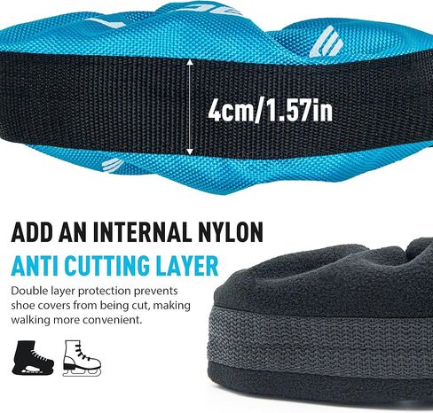 UICE Ice Skate Guards,Skate Blade Cover for Hockey Skate,Figure Skate Guards,Hockey Gift for Youth and Adlut(Red, Junior) in Kuwait