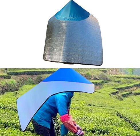 قبعة صيد بغطاء للرأس للحماية من الشمس ملحقات متعددة خفيفة الوزن للزراعة مقاس 31.5 × 39.3 بوصة رأس من فيلم الألومنيوم in Saudi Arabia