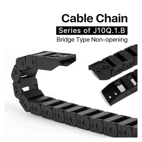 Cable Chain 10 * 10 10 * 15 10 * 20 mm 1M Non Snap-Open Plastic Towline Transmission Drag Chain Machine(28mm,10x10 mm) in Saudi Arabia