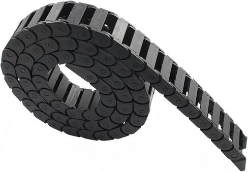 1 Meter Plastic Cable Chain 1M Wire Carrier Drag Chain With End Connector Chains for Router Machine Cable Channel(10x20mm) in Saudi Arabia