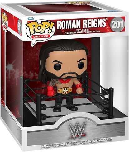 فانكو بوب! ديلوكس: WWE - Roman Reigns - شخصية من الفينيل قابلة للتجميع - فكرة هدية - بضائع رسمية - ألعاب للأطفال والكبار - عشاق الرياضة - شخصية نموذجية لهواة الجمع والعرض in Saudi Arabia