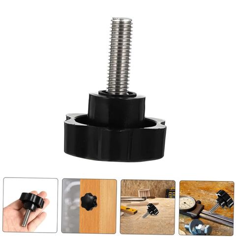 Cabilock 2pcs Ergonomic Plum Handle Bolts Thread Star Knobs Fixing Screw for Garden Canopy Frames in Saudi Arabia