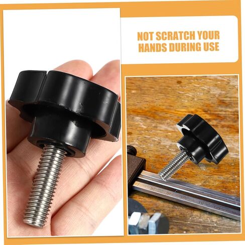 Cabilock 2pcs Ergonomic Plum Handle Bolts Thread Star Knobs Fixing Screw for Garden Canopy Frames in Saudi Arabia