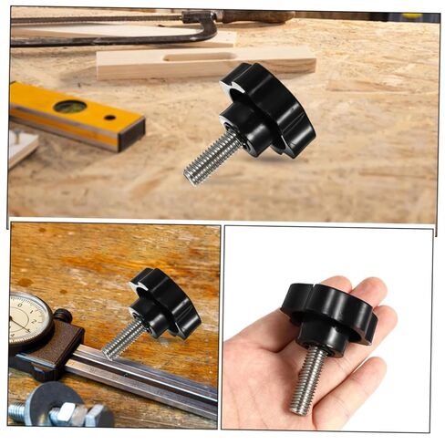 Cabilock 2pcs Ergonomic Plum Handle Bolts Thread Star Knobs Fixing Screw for Garden Canopy Frames in Saudi Arabia