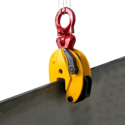 Vertical Plate Lifting Clamp,1760lbs Capacity Heavy Duty Steel Plate Clamp 0.8T with 0.8 Inch Jaw Opening, Industrial Lifting Clamp for Sheet Metal and Steel Plate Handling in Kuwait